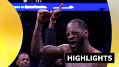 Watch: Wilder beats Chisora in thrilling split decision bout