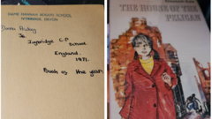 Family reunited with daughter's 55-year-old book