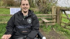 £1m accessible route isn't accessible because of 15 stone steps and stiles