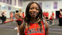 England's adaptive cheerleading champions chasing gold in Florida